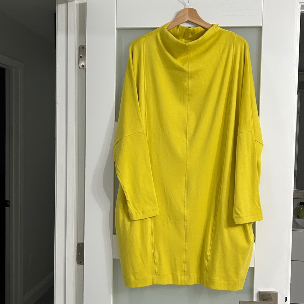 ANTHROPOLOGY PLUS  Vibrant Yellow Long Tunic